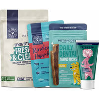 Produktbild von Pets Deli Funktionssnack Bundle für Senioren Hunde Zahnpflege Pastete Rind und Huhn 485g - 485 g