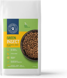 Produktbild von Pets Deli Green Trockenfutter Insekt mit Kartoffel Erbsen und Apfel Hypoallergen Getreidefrei für Adult 4kg - 4 kg