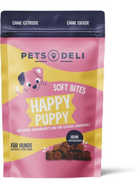 Produktbild von Pets Deli Happy Puppy Snack Soft Bites für Welpen mit Huhn und hohem Fleischanteil 300g - 300 g