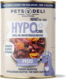 Produktbild von Pets Deli Hund Nassfutter Pferd Adult Hypoallergen Getreidefrei Ohne Zucker 800g - 800 g