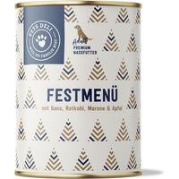 Produktbild von Pets Deli Hund Nassfutter Ragout mit Gans und Lamm für Senior Hunde mit hohem Fleischanteil 400g 6er Pack - 6 x 400 g