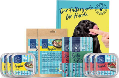 Produktbild von Pets Deli Hundefutter Kennenlernbox Mini Nassfutter für erwachsene Hunde getreidefrei und zuckerfrei 900g - 900 g