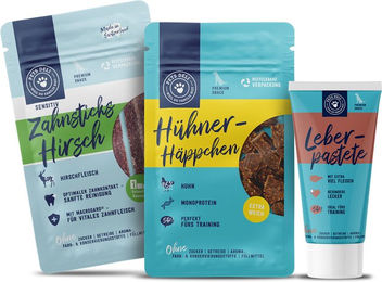Produktbild von Pets Deli Hundeleckerli Bestseller Paket für erwachsene Hunde getreidefrei und zuckerfrei 235g - 235 g