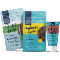 Produktbild von Pets Deli Hundeleckerli Bestseller Paket für erwachsene Hunde getreidefrei und zuckerfrei 235g - 235 g