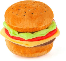 Pets Deli Hundespielzeug American Classic Burger Mini Plüsch Bunt für Junior Hunde – Bild 1 von 1