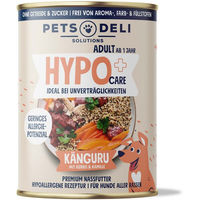 Produktbild von Pets Deli Hypo Care Nassfutter Känguru für Hunde hypoallergen getreidefrei ohne Zucker 200g Dose - 200 g