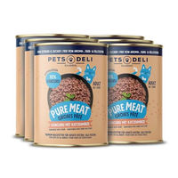 Produktbild von Pets Deli Hypo Care Pure Meat Katzen Nassfutter Känguru Monoprotein 6x400g - 6 x 400 g