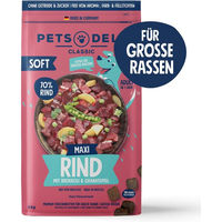 Produktbild von Pets Deli Hypoallergenes Getreidefreies Hundetrockenfutter Rind und Ente für Senioren ohne Zucker 9kg - 9 kg