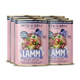 Pets Deli Junior Hunde Nassfutter Lamm Getreidefrei und Ohne Zucker 6x400g - 6 x 400 g – Bild 1 von 2