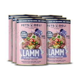 Pets Deli Junior Hunde Nassfutter Lamm Getreidefrei und Ohne Zucker 6x800g - 6 x 800 g – Bild 1 von 4