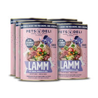 Produktbild von Pets Deli Junior Hunde Nassfutter Lamm Getreidefrei und Ohne Zucker 6x800g - 6 x 800 g