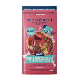 Pets Deli Junior Hunde Trockenfutter Rind und Lachs ohne Farb- und Aromastoffe 6 kg - 6 kg – Bild 1 von 3