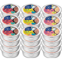 Produktbild von Pets Deli Junior Katzenfutter Nass Kitten Rind Geflügel Lachs Huhn Getreidefrei Zuckerfrei 3060g - 3060 g