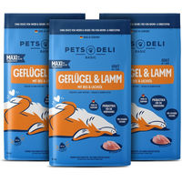 Produktbild von Pets Deli Junior Trockenfutter Getreidefrei Geflügel Lamm Fisch für Hunde