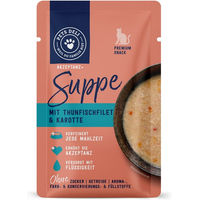 Produktbild von Pets Deli Katzen Junior Suppe mit Thunfisch, Huhn und Stückchen in Sauce, getreidefrei und glutenfrei, 40g - 40 g
