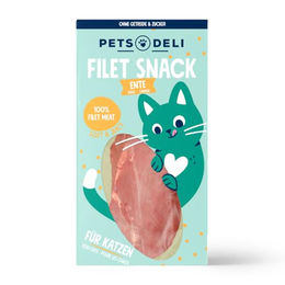 Pets Deli Katzen Leckerli Filet Snack mit Ente für alle Altersstufen 300g - 12 x 25 g – Bild 1 von 1