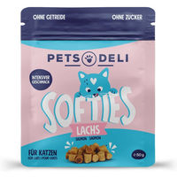 Produktbild von Pets Deli Katzen Leckerli Lachs Minis für Senior Katzen getreidefrei 50g - 50 g
