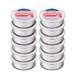 Pets Deli Katzen Nassfutter Filet Menü Hühnerfilet mit Garnele und Zucchini, Stückchen in Sauce, getreidefrei, ohne Zucker, für erwachsene Katzen, 12x85g - 12 x 85 g – Bild 1 von 3