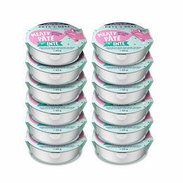 Pets Deli Katzen Nassfutter Geflügel mit Ente Pastete getreidefrei für Kitten 12x85g - 12 x 85 g – Bild 1 von 2