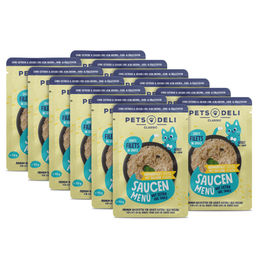 Pets Deli Katzen Nassfutter Huhn Stückchen in Sauce, getreidefrei, glutenfrei und ohne Zucker, Adult, 12 x 70g - 12 x 70 g – Bild 1 von 6
