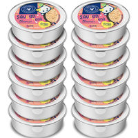 Produktbild von Pets Deli Katzen Nassfutter Kitten Lachs und Huhn Stückchen in Sauce getreidefrei und zuckerfrei 85g - 85 g
