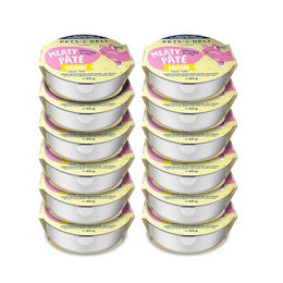 Pets Deli Katzen Nassfutter Pastete Huhn Rind Schwein Getreidefrei Ohne Zucker 12x85g - 12 x 85 g – Bild 1 von 4