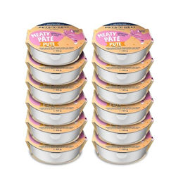 Pets Deli Katzen Nassfutter Pastete Pute Rind Schwein Getreidefrei Sensitive 12x85g - 12 x 85 g – Bild 1 von 1