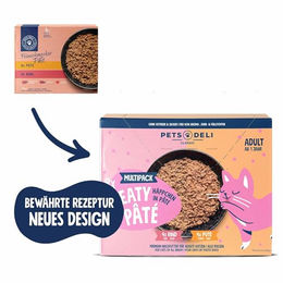 Pets Deli Katzen Nassfutter Paté Pute & Rind Adult Glutenfrei und Zuckerfrei 8x85 g - 8 x 85 g – Bild 1 von 3