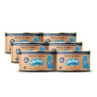 Produktbild von Pets Deli Katzen Nassfutter Pure Meat Pute Mono-Protein für ausgewachsene Katzen 6x200g Dose