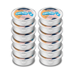 Pets Deli Katzen Nassfutter Pure Meat Pute und Schwein Stückchen in Sauce für erwachsene Katzen, getreidefrei, ohne Zucker, 12x85g – Bild 1 von 4