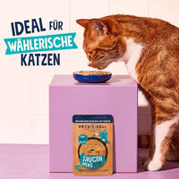Produktbild von Pets Deli Katzen Nassfutter Pute in Sauce, getreidefrei, ohne Zucker, glutenfrei, 12x70g - 12 x 70 g
