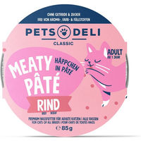 Produktbild von Pets Deli Katzen Nassfutter Rind Paté Senior getreidefrei monoprotein 85g Dose - 85 g