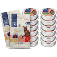 Produktbild von Pets Deli Katzen Nassfutter Senior Gans und Wild Stückchen in Sauce 1120g - 1120 g