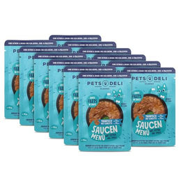 Pets Deli Katzen Nassfutter Thunfisch Stückchen in Sauce, getreidefrei, glutenfrei und ohne Zucker, 12x70g - 12 x 70 g – Bild 1 von 3