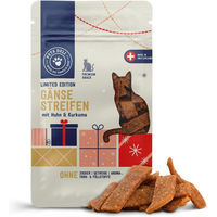 Produktbild von Pets Deli Katzen Snack Sticks Creme Gänsestreifen mit Huhn für Senior Katzen getreidefrei ohne Zucker 50g - 50 g