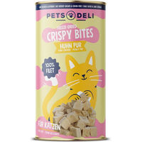 Produktbild von Pets Deli Katzen Snacks Hühnerbrustfilet gefriergetrocknet getreidefrei zuckerfrei für Senior Katzen 25g - 25 g