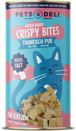 Produktbild von Pets Deli Katzen Snacks Thunfischfilets gefriergetrocknet für Senior Katzen getreidefrei und zuckerfrei 25g - 25 g