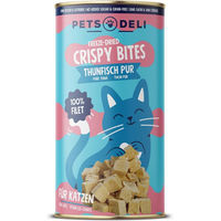 Produktbild von Pets Deli Katzen Snacks Thunfischfilets gefriergetrocknet für Senior Katzen getreidefrei und zuckerfrei 25g - 25 g