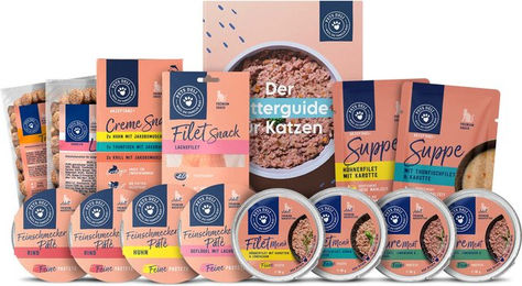Produktbild von Pets Deli Katzenfutter Kennenlernbox Classic Adult getreidefrei und zuckerfrei 1175g - 1175 g