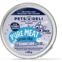 Produktbild von Pets Deli Kitten Nassfutter Kaninchen Rind Geflügel Getreidefrei und Glutenfrei 85g Dose - 85 g