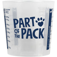 Produktbild von Pets Deli Messbecher für Trockenfutter aus Kunststoff transparent 550ml - 550 ml