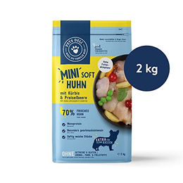 Pets Deli Mini Soft Trockenfutter Huhn für kleine Hunde Adult getreidefrei und zuckerfrei 2kg - 2 kg – Bild 1 von 4