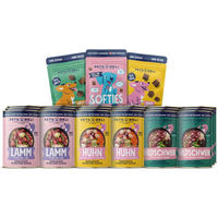 Produktbild von Pets Deli Mix Vorratspaket Nassfutter und Snacks für Hunde Junior Huhn Lamm Wildschwein 18x800g - 18 x 800 g