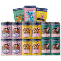 Produktbild von Pets Deli Mix Vorratspaket Nassfutter und Snacks für Hunde Junior Huhn Lamm Wildschwein 36x800g - 36 x 800 g