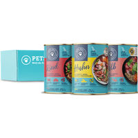 Produktbild von Pets Deli Nassfutter Classic für Senioren Hunde Mix Huhn Kalb Rind 18x400g - 18 x 400 g