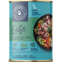 Produktbild von Pets Deli Nassfutter Ente für Hunde Adult getreidefrei und zuckerfrei 400g - 400 g