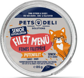 Produktbild von Pets Deli Nassfutter Huhn Filets für Katzen Adult getreidefrei und zuckerfrei 85g - 85 g
