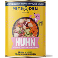 Produktbild von Pets Deli Nassfutter Huhn für Hunde Adult getreidefrei und zuckerfrei 200g - 200 g