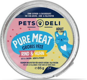 Produktbild von Pets Deli Nassfutter Huhn für Katzen Adult getreidefrei und zuckerfrei 400g