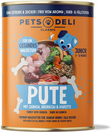 Produktbild von Pets Deli Nassfutter Pute für Welpen getreidefrei und zuckerfrei 400g - 400 g